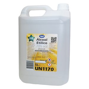 Álcool Etílico 70% vol. (Etanol) 5L