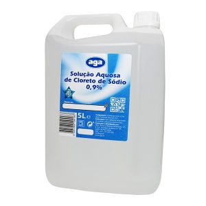 Solução Aquosa de Cloreto de Sódio 0,9% 5L