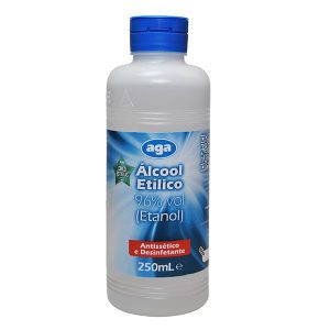 Álcool Etílico 96% (Etanol) 250mL